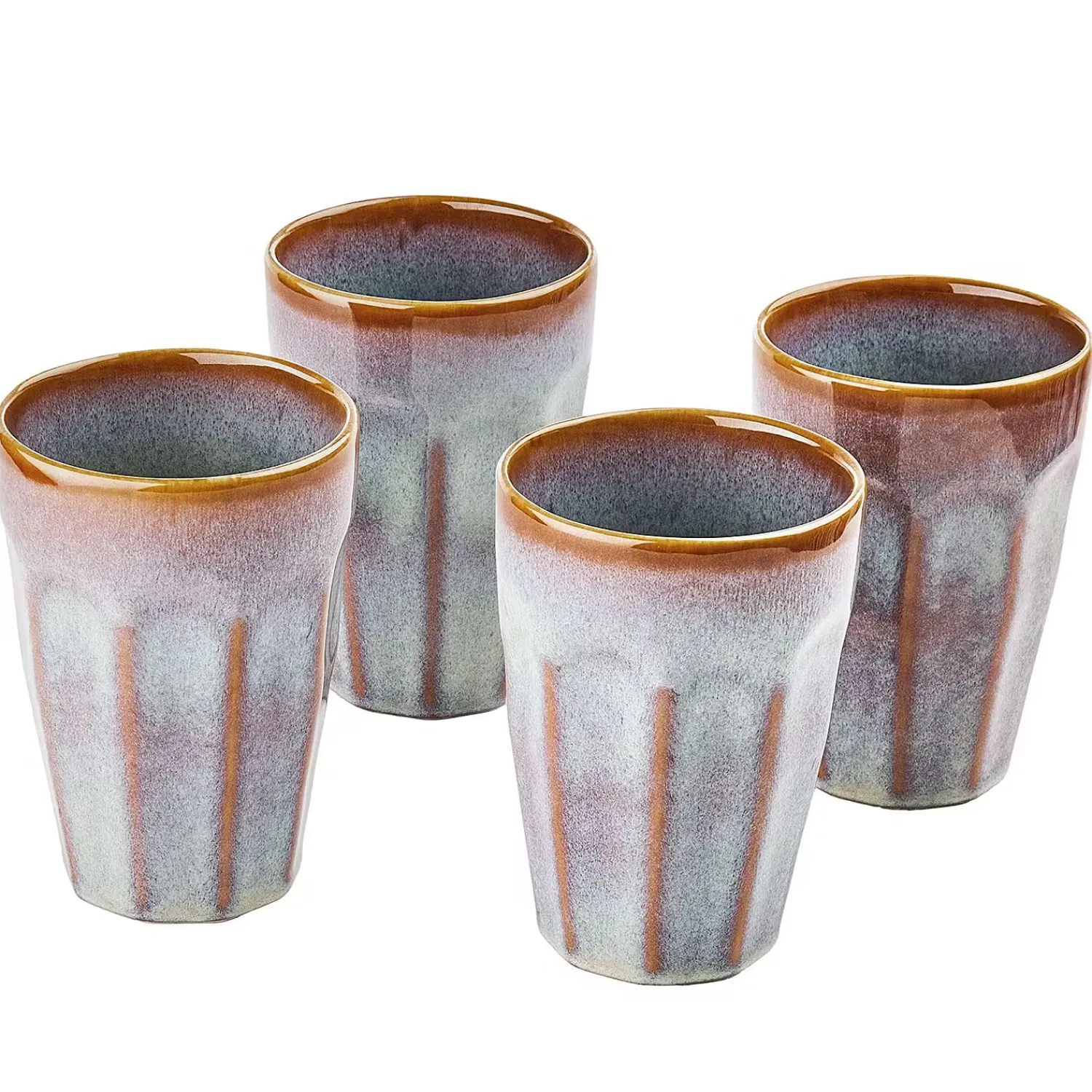 Butlers Tassen & Becher-BERGAMO Latte Macchiato Tasse 6er-Set