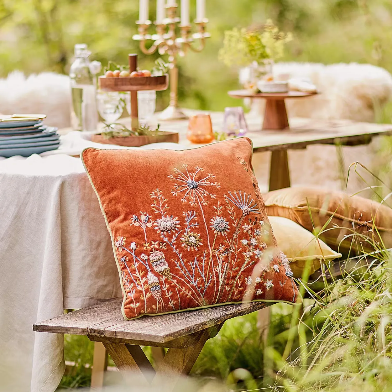 Butlers Kissen & Decken-BOHEMIAN Kissen Blumen