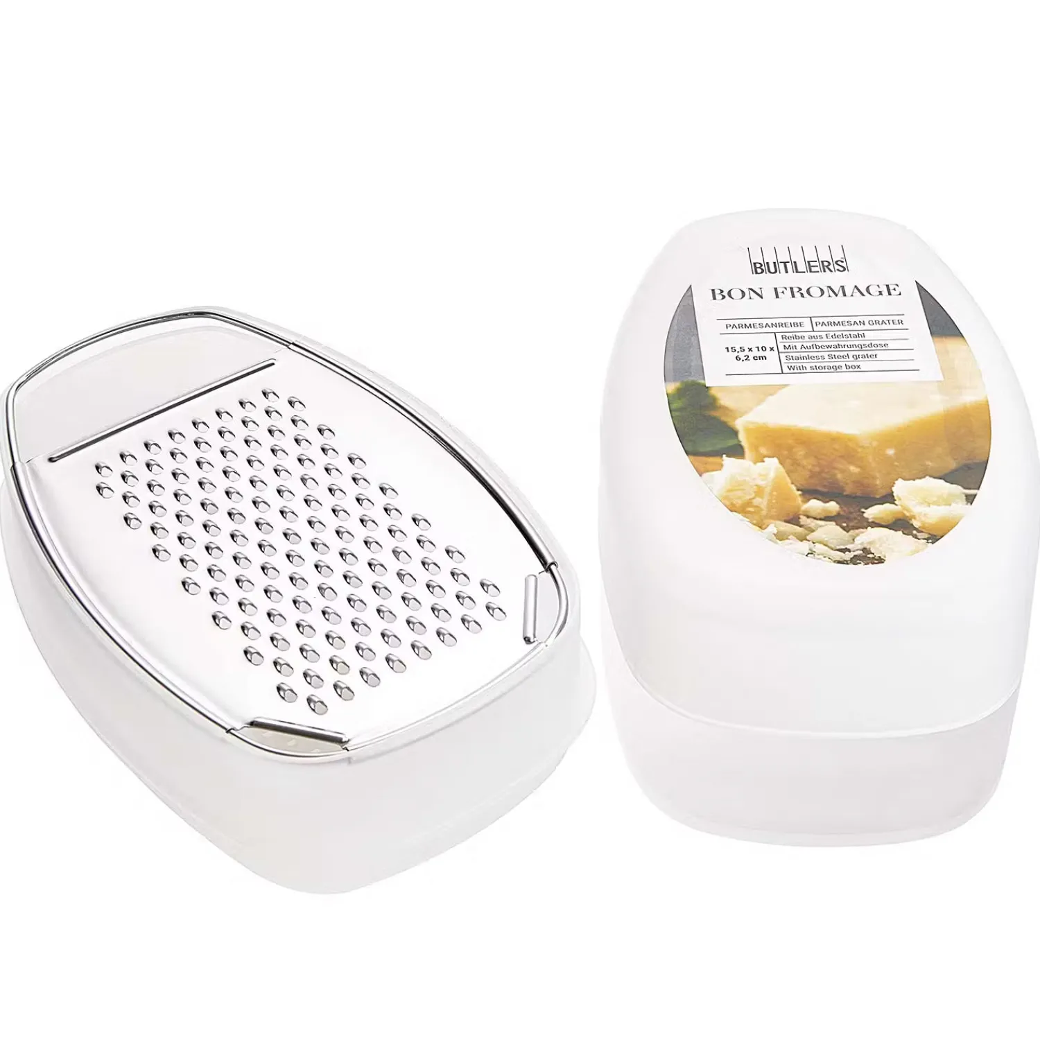 Butlers Kochen & Backen-BON FROMAGE Parmesanreibe 6er-Set