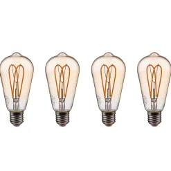 Butlers Led-Leuchtmittel-BRIGHT LIGHT LED-Glühlampe 4er-Set