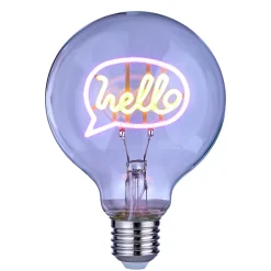 Butlers Led-Leuchtmittel-BRIGHT LIGHT LED-Glühlampe Hello