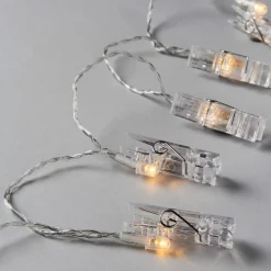 Butlers Lichterketten-CLIP ART LED-Lichterkette Klammern