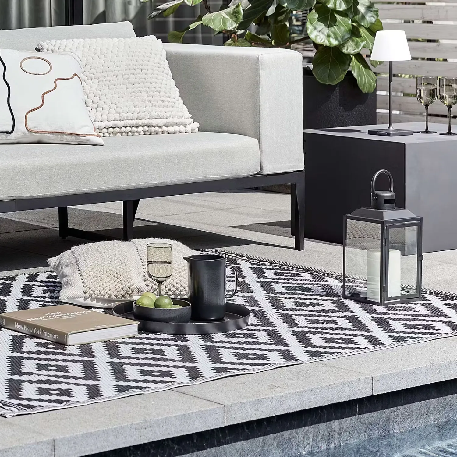 Butlers Teppiche-COLOUR CLASH In-/Outdoorteppich Ethno