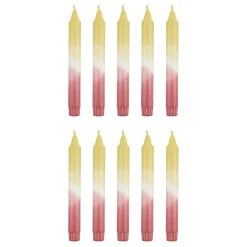 Butlers Kerzen-DIP-DYE Stabkerze 10er-Set