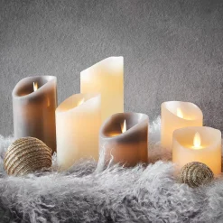 Butlers Kerzen-GLOWING FLAME LED Kerzen-Set 3-tlg.