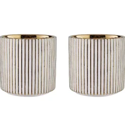 Butlers Blumentöpfe & Übertöpfe-GOLDIE Blumentopf 2er-Set