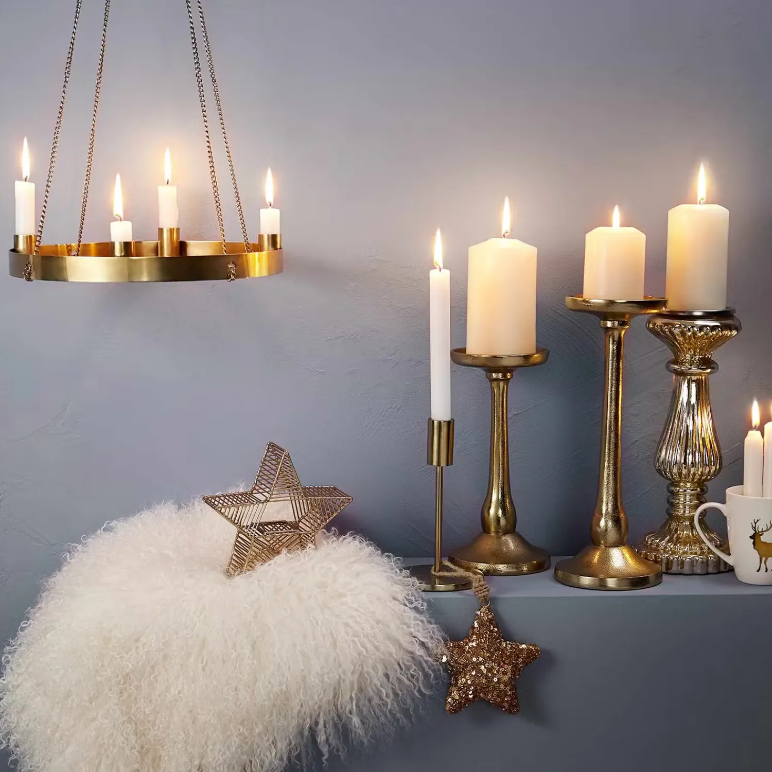 Butlers Kerzenhalter & Kerzenständer-HIGHLIGHT Kerzenhalter 4er-Set