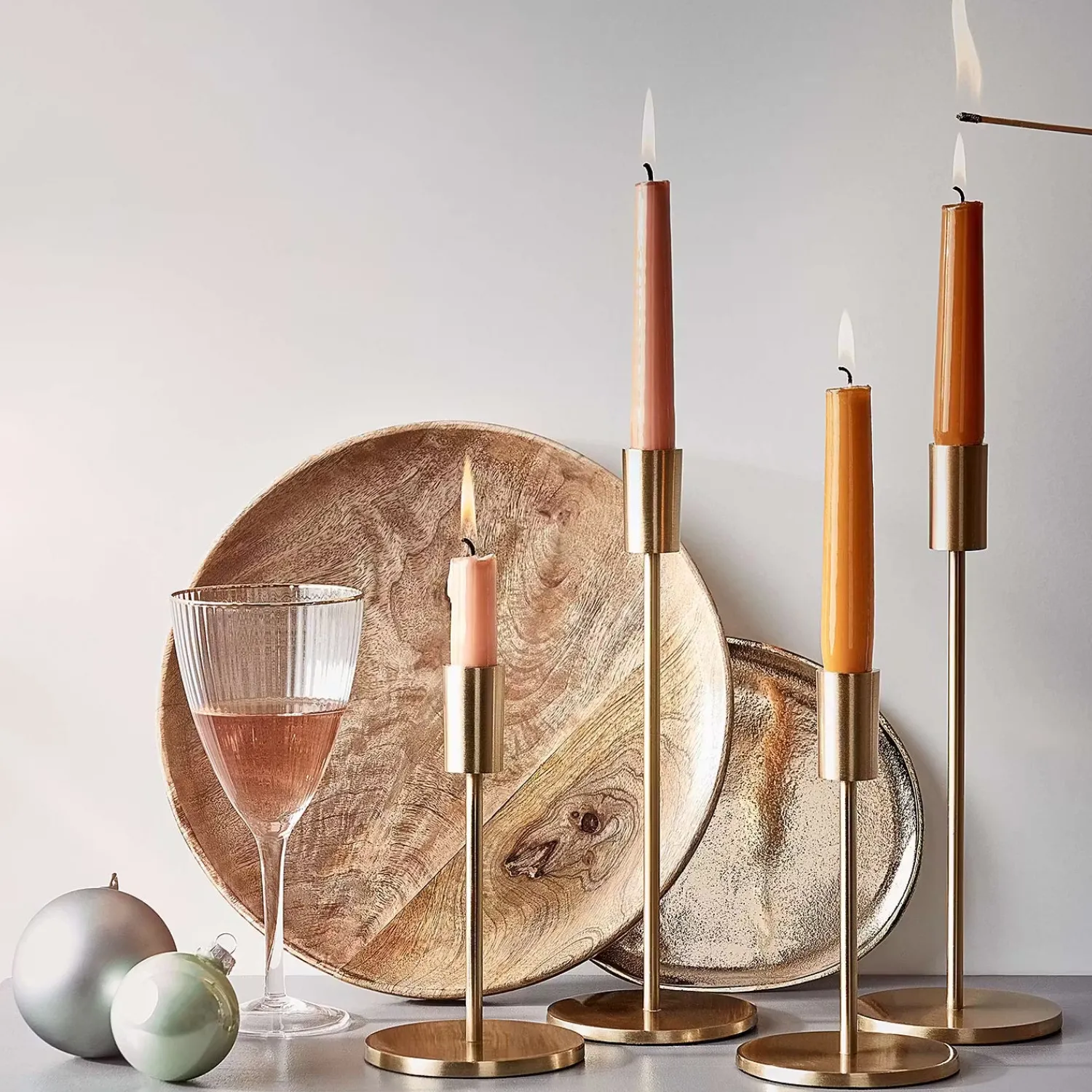 Butlers Kerzenhalter & Kerzenständer-HIGHLIGHT Kerzenhalter 4er-Set
