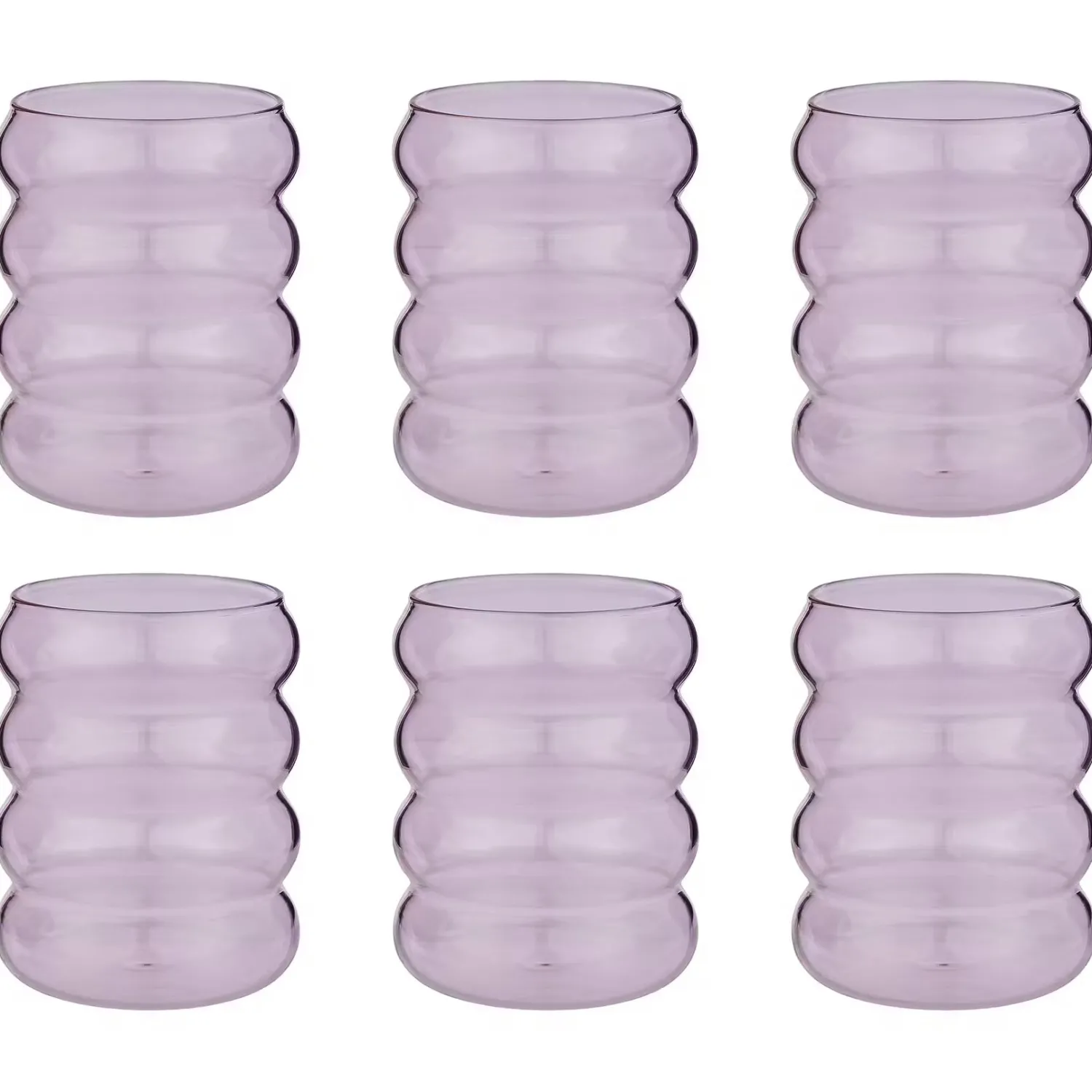 Butlers Wassergläser-HOOP Trinkglas 6er-Set