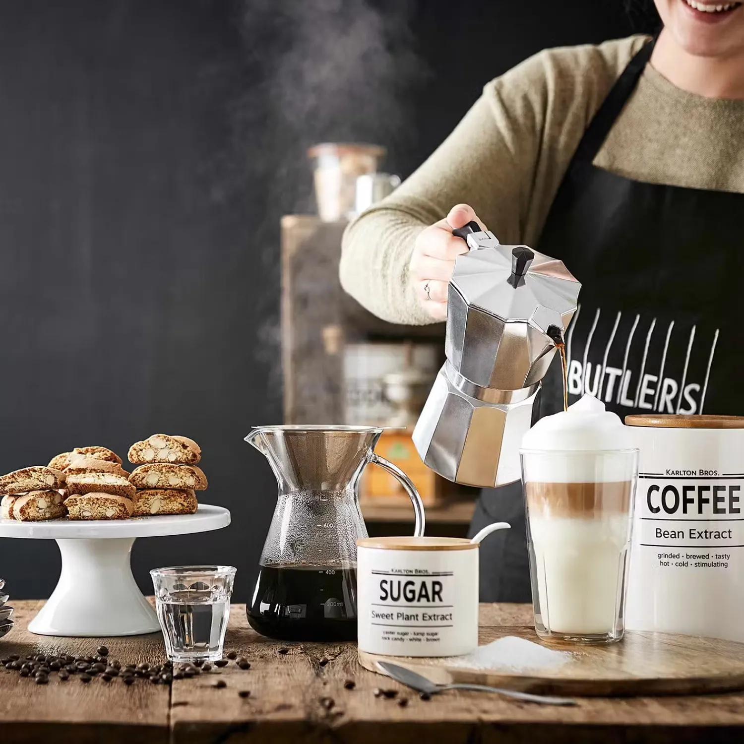 Butlers Aufbewahrungsdosen-KARLTON BROS. Zuckerdose 4er-Set