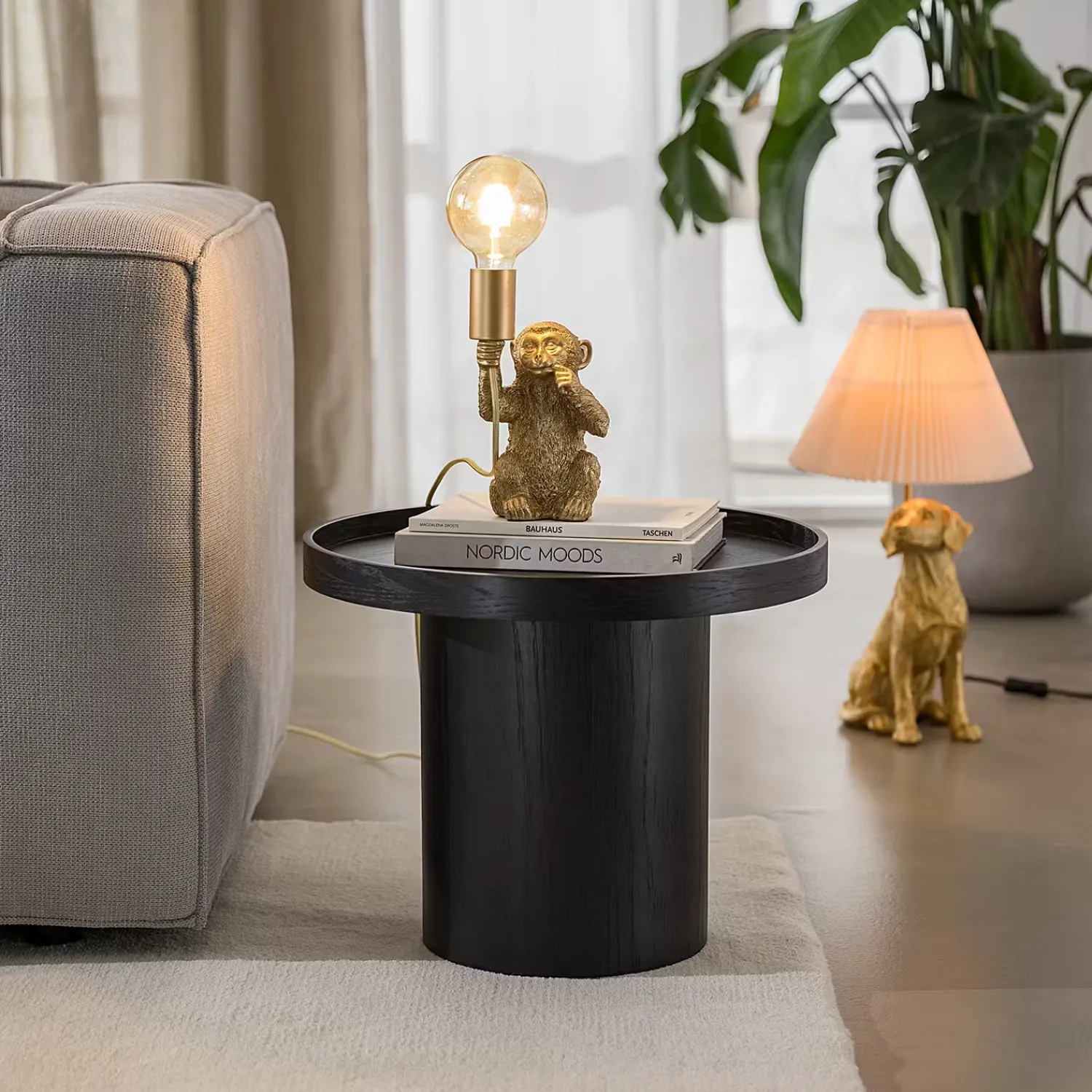 Butlers Tischlampen-MONKEY TOWN Affe Tischleuchte