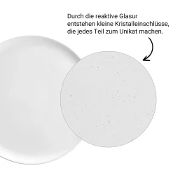 Butlers Teller-NATIVE Frühstücksteller 4er-Set