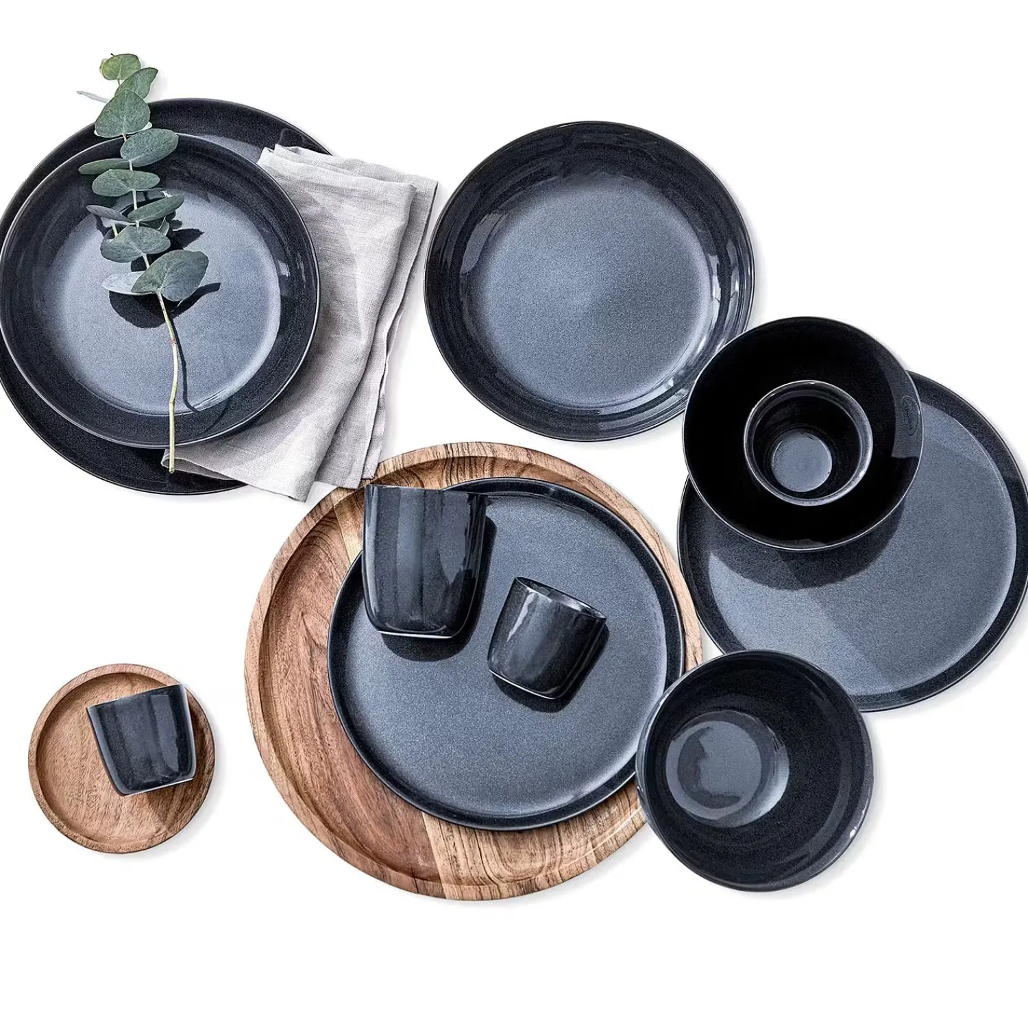 Butlers Teller-NATIVE Tiefer Teller 4er-Set