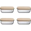 Butlers Aufbewahrungsdosen-NATURALS Lunchbox 4er-Set