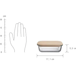Butlers Aufbewahrungsdosen-NATURALS Lunchbox 4er-Set