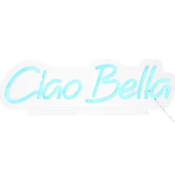Butlers Tischlampen-NEON VIBES LED-Leuchte Ciao Bella