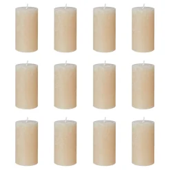 Butlers Kerzen-RUSTIC Stumpenkerze 12er-Set