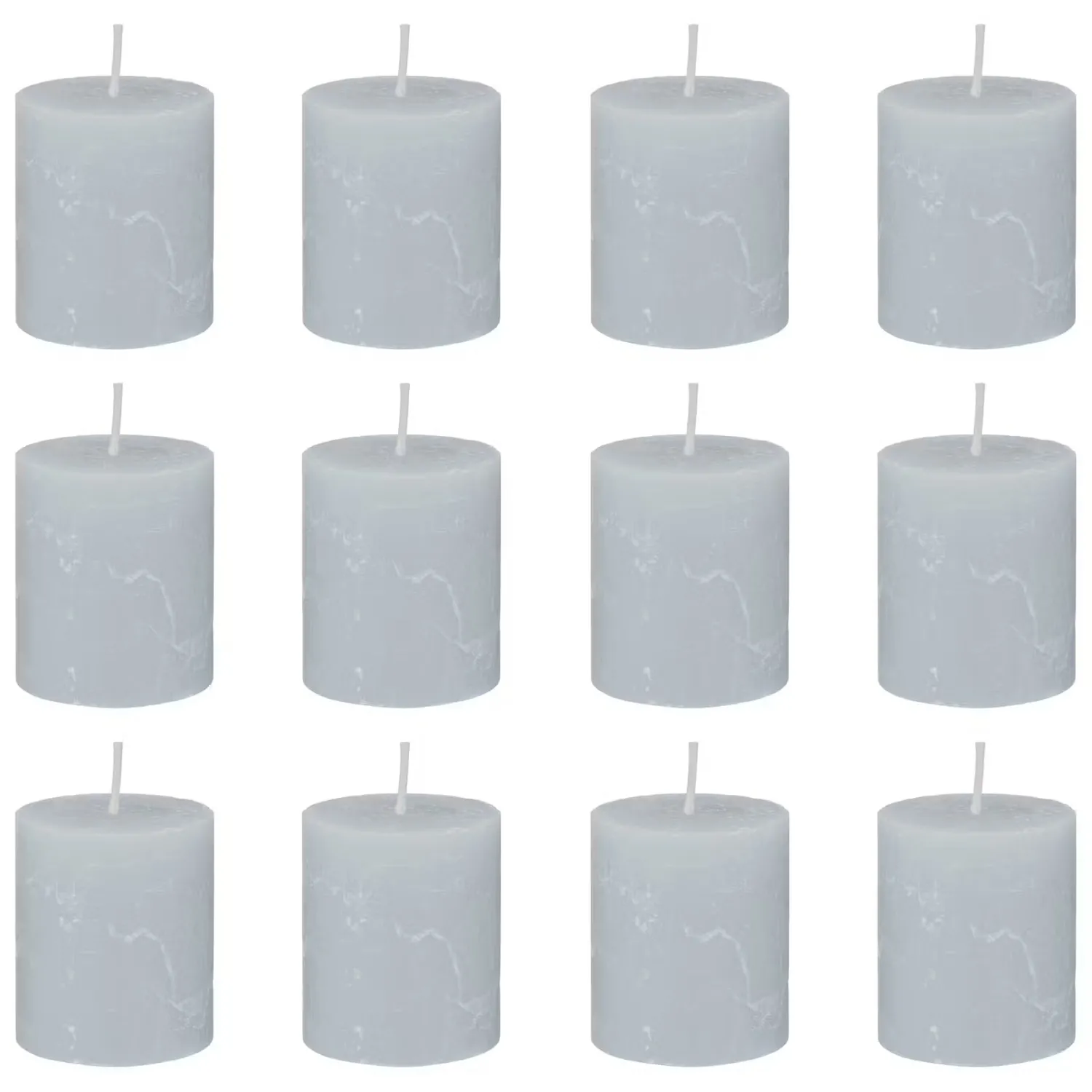 Butlers Kerzen-RUSTIC Stumpenkerze 12er-Set