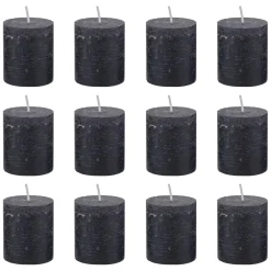 Butlers Kerzen-RUSTIC Stumpenkerze 12er-Set