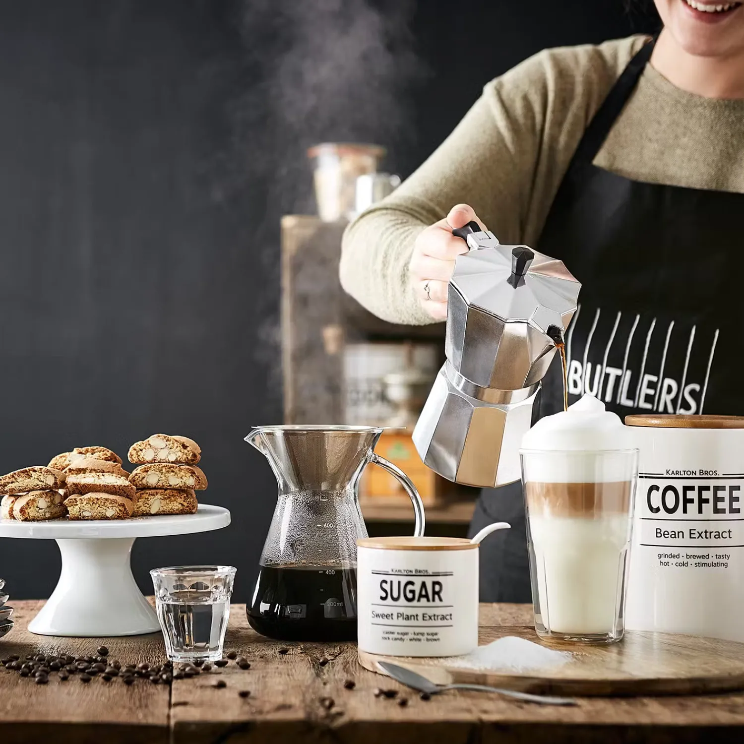 Butlers Karaffen & Krüge-SLOW COFFEE Tropfkaraffe 4er-Set
