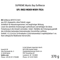 Butlers Raumdüfte|Raumdüfte & Diffuser-SUPREME Duftkerze Mystic Bay