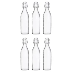 Butlers Karaffen & Krüge-SWING Flasche mit Bügelverschluß 6er-Set