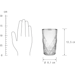 Butlers Cocktailgläser-UPSCALE Longdrinkglas 6er-Set