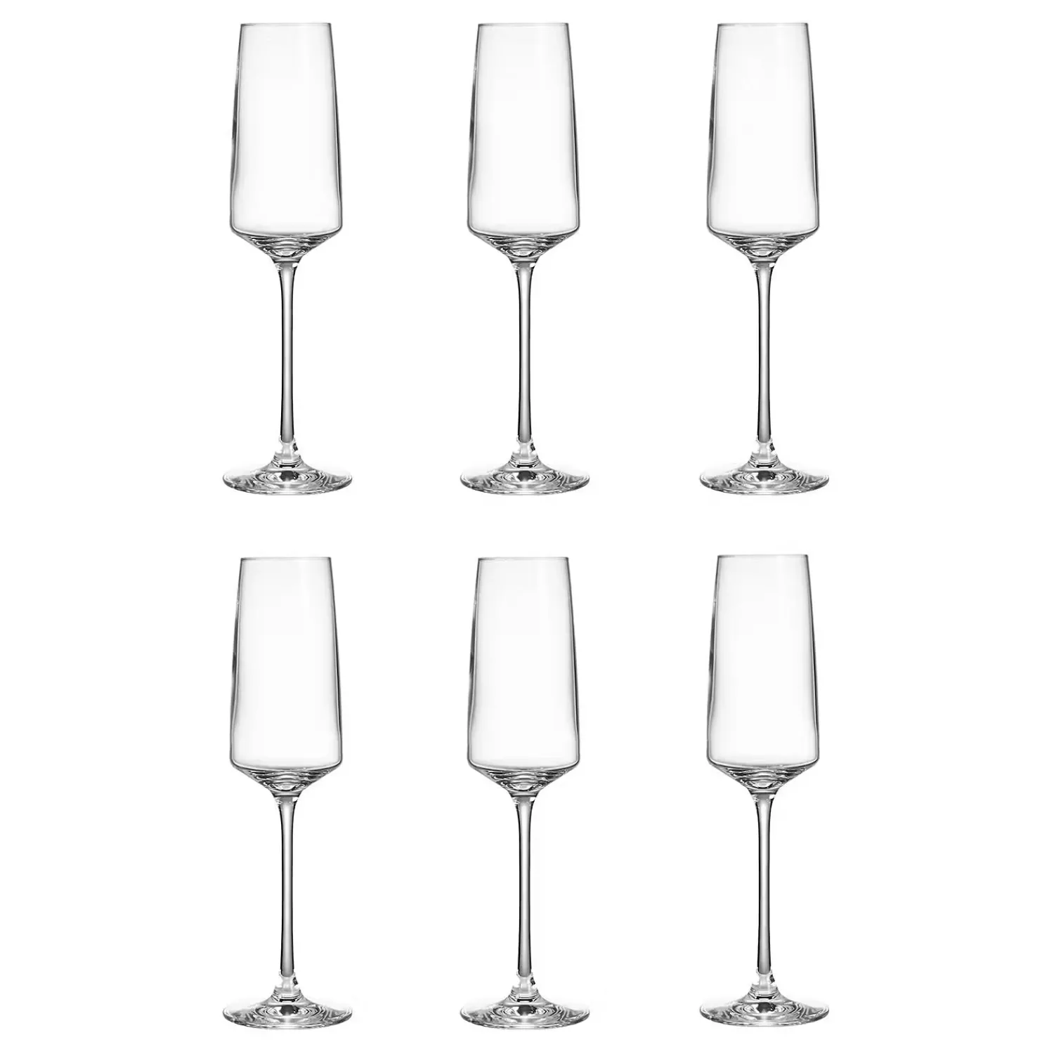 Butlers Sektgläser & Champagnergläser-WINE & DINE Champagnerflöte 6er-Set